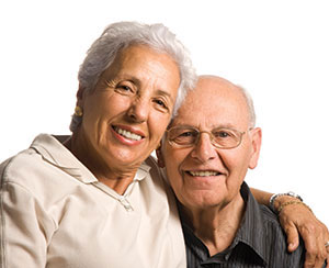 Photo of a couple smiling. Link to Life Stage Gift Planner Over Age 70 Situations.